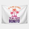 Si Tu Me Lo Pides Yo Me Porto Bonito Purple Design Tapestry Official Bad Bunny Merch