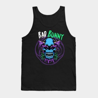 Bad Bunny Psychedelic Tank Top Official Bad Bunny Merch