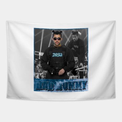 Wwe Smackdown Bad Bunny Tapestry Official Bad Bunny Merch