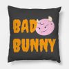 Bad Bunny Throw Pillow Official Bad Bunny Merch