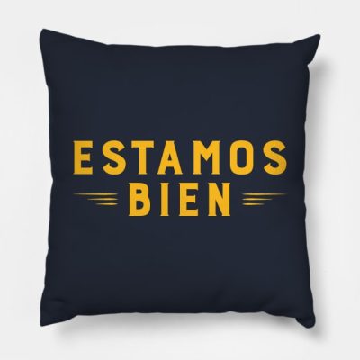 Estamos Bien Throw Pillow Official Bad Bunny Merch