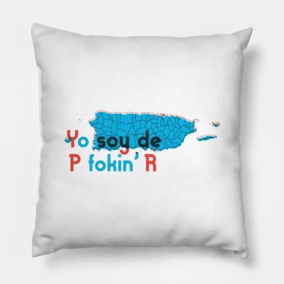 Ysdpfr Throw Pillow Official Bad Bunny Merch