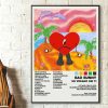 Bad Bunny Album Cover Poster Tracklist Un Verano Sin Ti Poster UnFramed 1 Poster - Bad Bunny Store