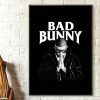 Bad Bunny Black Poster 1 Poster - Bad Bunny Store