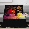 Canvas Painting Blanket Bad Bunny Un Verano Sin Ti Flannel Blankets Pop Music Album Star Warm 11 - Bad Bunny Store