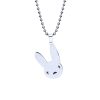 New Fashion Hip Hop Rock Star Bad Bunny Pendant Necklace Beads Chain Stainless Steel Pendant Necklaces 2 - Bad Bunny Store