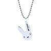 New Fashion Hip Hop Rock Star Bad Bunny Pendant Necklace Beads Chain Stainless Steel Pendant Necklaces 3 - Bad Bunny Store