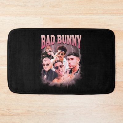 Vintage Bad Bunny Bath Mat Official Bad Bunny Merch