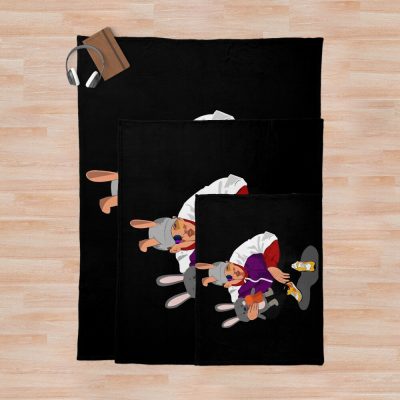 Bad Bunny Throw Blanket Official Bad Bunny Merch