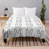 Bad Bunny Throw Blanket Official Bad Bunny Merch