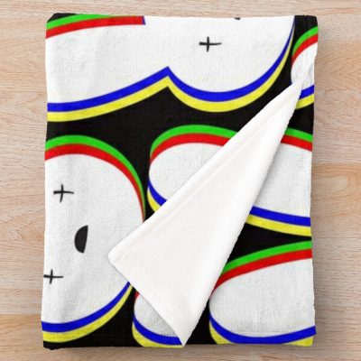 Bad Bunny Pattern Throw Blanket Official Bad Bunny Merch