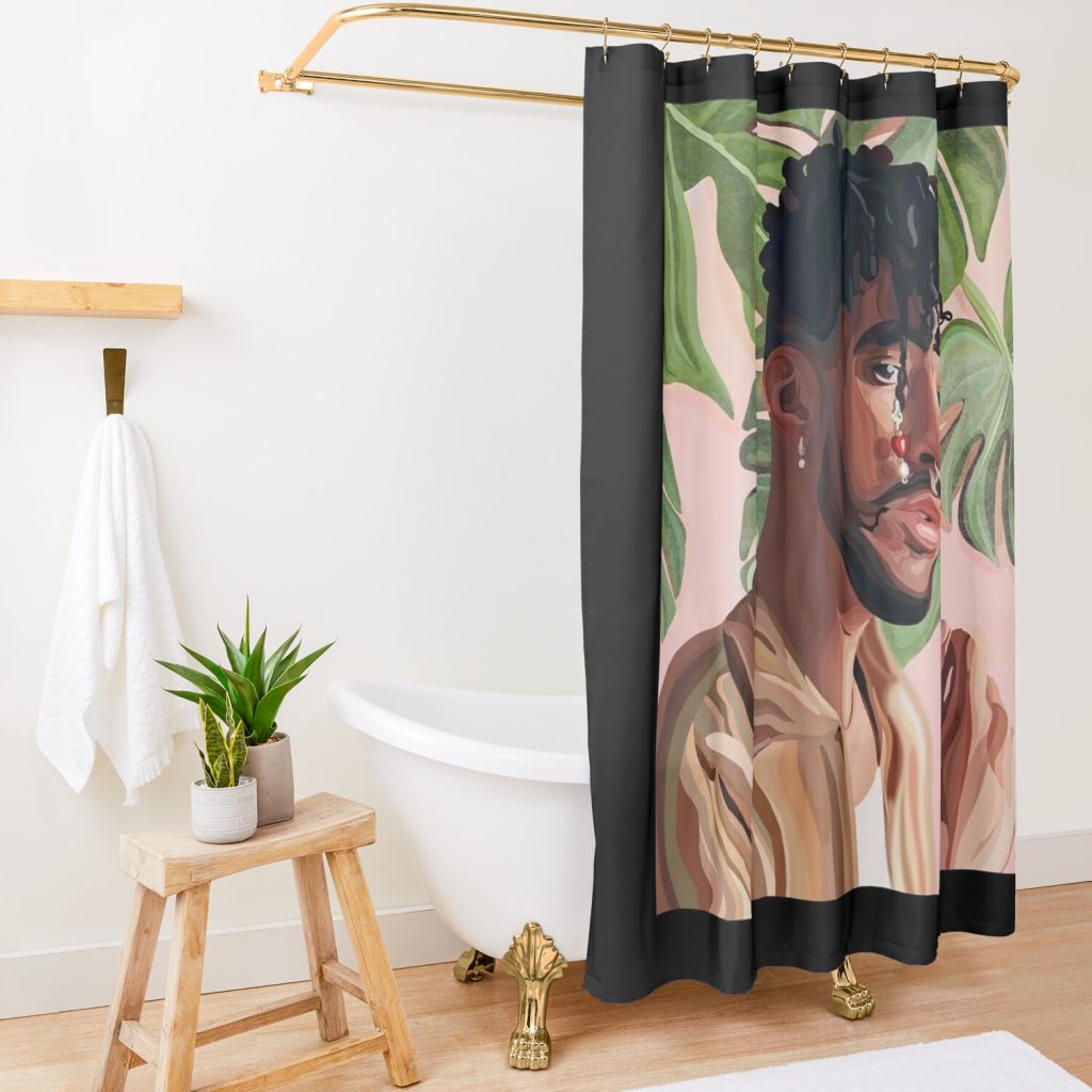 Bad Bunny Shower Curtain Official Bad Bunny Merch