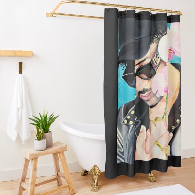 Bad Bunny Shower Curtain Official Bad Bunny Merch